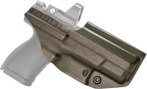 Vista 2 de CYA Supply Co. Funda para llevar armas dentro del cinturón, lista para ópticos (verde OD) IWB, para llevar armas ocultas, dentro de la cintura
