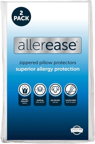 Vista 7 de Aller-Ease - Protectores de almohada contra alergenos y chinches.