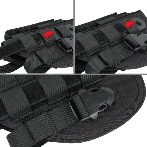 Vista 6 de EXCELLENT ELITE SPANKER - Funda de pistola táctica ajustable para M1911 G17 G18 G19 G26 G34 XD-45acp CZ P-10C