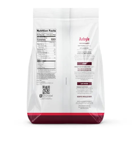 Vista 2 de Arby's Papas fritas sazonadas rizadas, 22 onzas (congeladas)