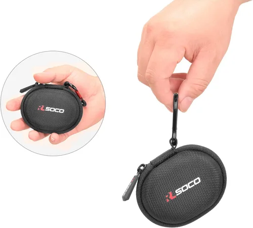 Vista 3 de RLSOCO Estuche rígido para Beats Studio Buds/Studio Buds+ Auriculares inalámbricos con cancelación de ruido - Negro Bolsa de almacenamiento a