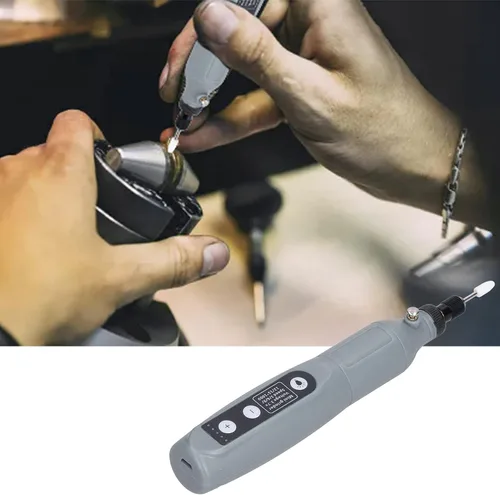 Vista 4 de Mini taladro eléctrico para amoladora, herramienta de 5 niveles de velocidad 202 ajustable para grabado, limpieza, pulido, pintura, corte, pulido