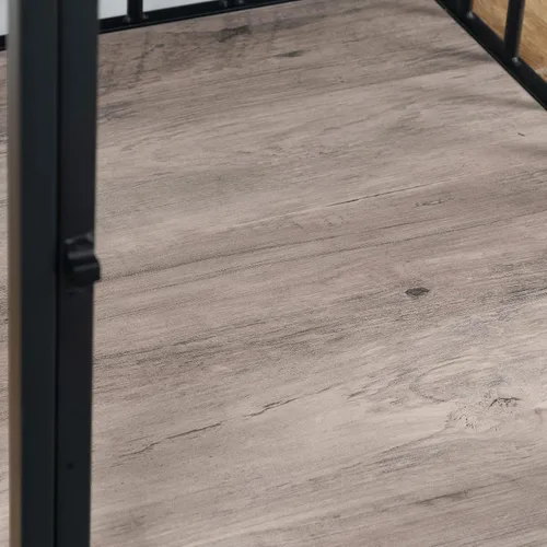 Vista 9 de HOOBRO Muebles de jaula para perros, casa de madera para perros, perrera decorativa con cajón, mesa auxiliar de jaula de interior para perros