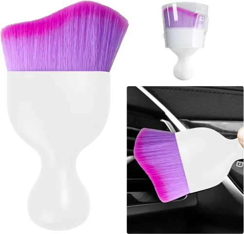 Vista 44 de Ziciner Cepillo de Detalles para Automóvil, Cerdas Suaves Curvas, Removedor de Polvo Automático, Tablero Universal del Vehículo, Rejillas