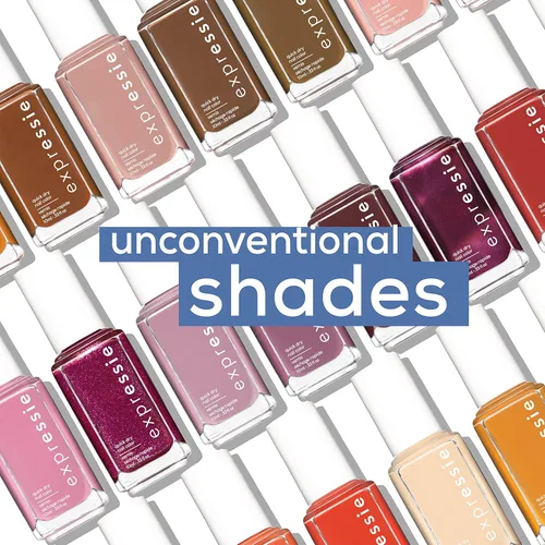 Vista 8 de essie Expressie Esmalte de uñas de secado rápido, fórmula vegana, rosa, verde, rosa y verde, vegano sin 8, 1 kit
