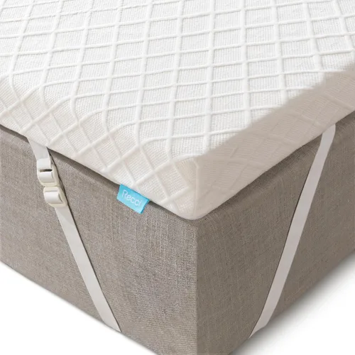 Vista 7 de RECCI - Colchón de espuma viscoelástica 100% pura de 2.0 in, Memory Foam, Blanco