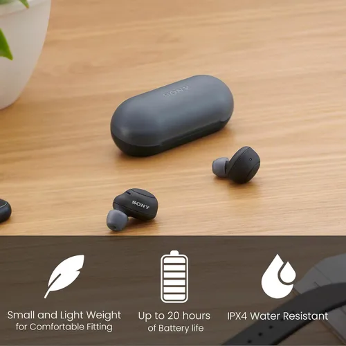 Vista 7 de Sony Auriculares inalámbricos verdaderos Batería de hasta 20 horas Estuche de carga Voz A