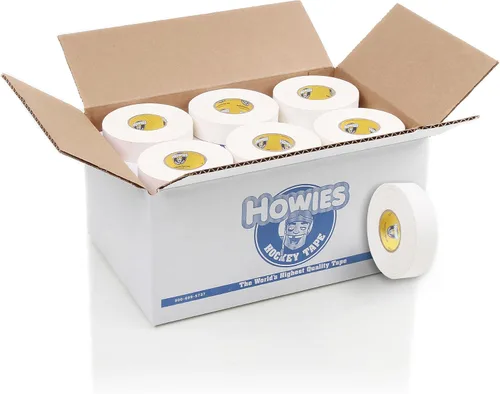 Vista 8 de Howies White Hockey Tape 1" White Cloth Stick & Bat Tape for Hockey, Lacrosse, Baseball, Sports Multiple Pack Sizes Strong Grip, Durable