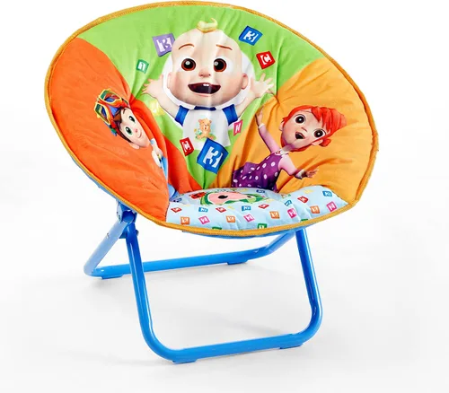 Vista 24 de Nickelodeon Blues Clues Silla para platillos plegable para niños de 19" con cojín, a partir de 3 años, poliéster
