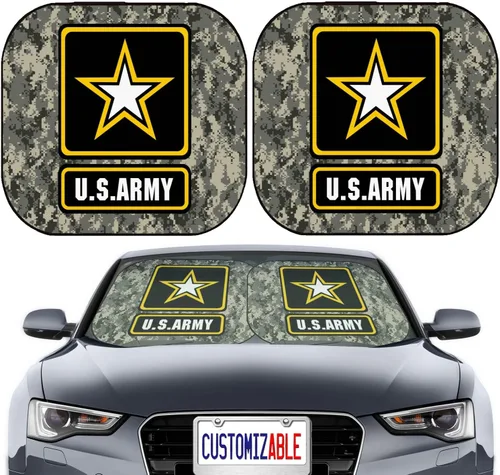 Vista 26 de Maizi - Parasoles de automóvil de 2 piezas de ajuste universal para parabrisas de automóvil. Se adapta a la mayoría de las camionetas, sedanes, van