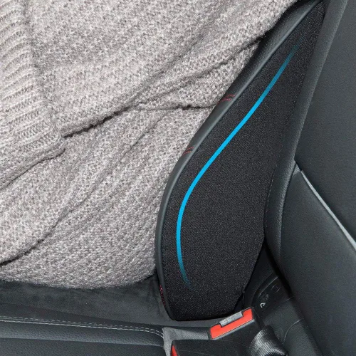 Vista 6 de Cojín lumbar de cuero suave de poliuretano, almohada de apoyo para la parte inferior de la espalda del asiento del automóvil con espuma