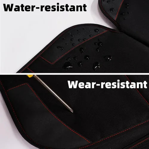 Vista 6 de Protector de asiento de automóvil con respaldo acolchado de goma antideslizante, acolchado impermeable más grueso para asientos infantiles, sin