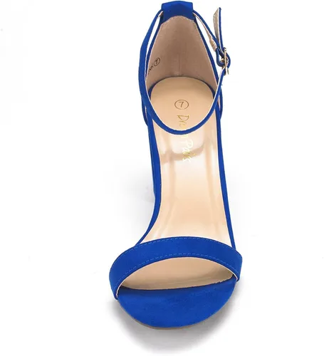 Vista 4 de DREAM PAIRS - Sandalias de tacón grueso y bajo para mujer