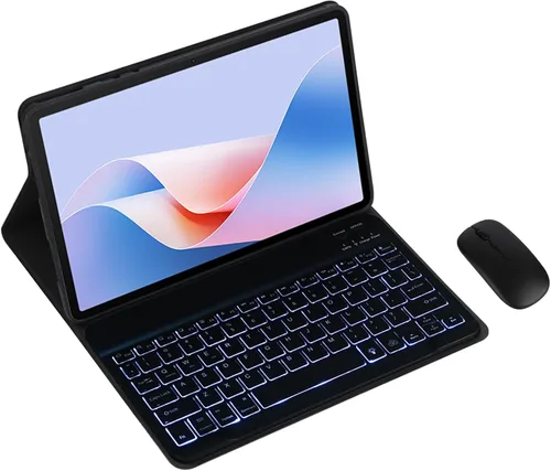 Vista 14 de Combo de teclado y mouse inalámbricos desmontable magnético con funda de cuero para Samsung Galaxy Tab A 8.0 8 pulgadas 2019 SM-P200/P205 Tablet