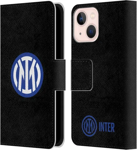 Vista 89 de Head Case Designs Officially Licensed Inter Milan Flag Badge Leather Wallet Case Compatible with Apple iPhone 7 Plus/iPhone 8 Plus
