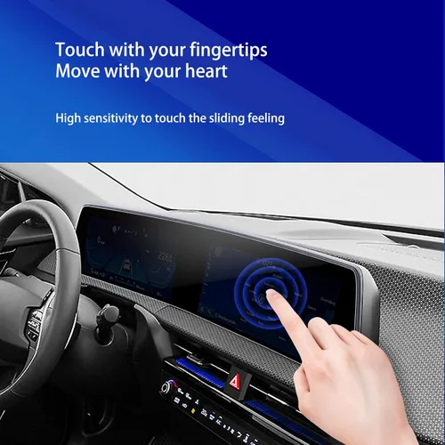 Vista 5 de Protector de pantalla para Kia EV6 2023 2024 2025 para Kia EV6 2024 2023 2022 Dual 12.3 pulgadas Protector de pantalla de plástico HD película