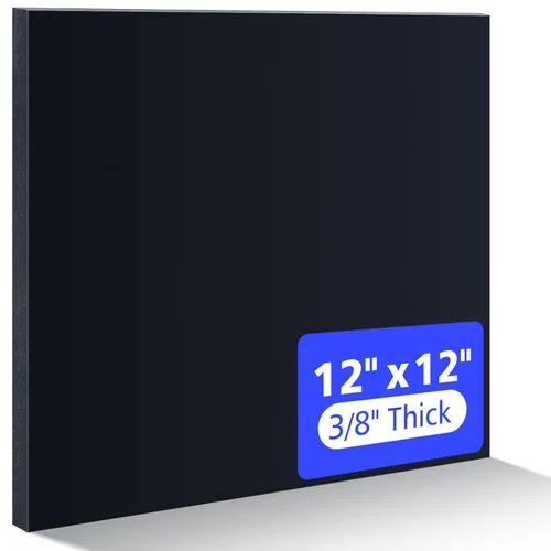 Vista 14 de Hoja de plástico de copolímero Delrin/Acetal negro, plástico de ingeniería de alto rendimiento para mecanizado CNC, bricolaje y aplicaciones