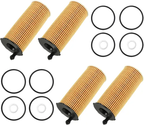 Vista 2 de AUTOKAY Engine Oil Filter With o-rings Gasket Fit for Kia Carnival 2021-2023 3.5L Genesis G80 GV80 26320-3N000, 4 Pcs
