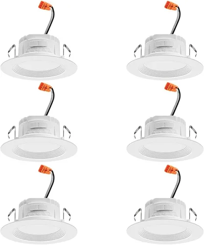 Vista 25 de Juno RB4AC RGBW MW L/SKTWHIP M6 RetroBasics Connect - Luz de techo LED ajustable de color dinámico, rojo, verde, azul, blanco, blanco mate, 4