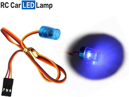 Vista 5 de Luz flash de policía para automóvil a control remoto, rotación de 360°, 5 modos, luces estroboscópicas LED ultra brillantes, compatibles con 1/8