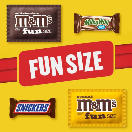 Vista 6 de M&M'S Chocolate con leche, chocolate con leche de maní M&M's, SNICKERS & MILKY WAY - Barras de caramelo de verano envueltas individualmente