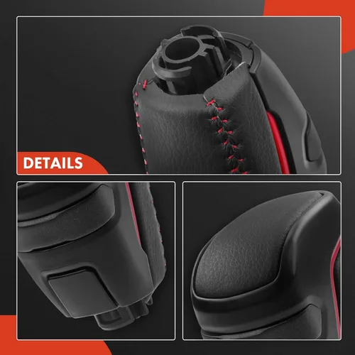 Vista 5 de A-Premium Conjunto de Mango de Perilla de Cambios Automática Compatible con Toyota Tacoma TRD PRO 2016 2017 2018 2019 2020 2021 2.7L 3.5L, Adaptador