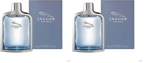 Vista 5 de Jaguar Classic Blue by Jaguar - Eau de Toilette en espray para hombre, 3.4 onzas