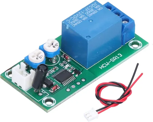 Módulo de sensor de vibración, DC 12V Sensibilidad Interruptor de retardo de tiempo DIY alta sensibilidad Módulo de alarma