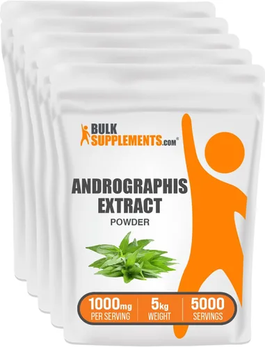 Vista 8 de BulkSupplements. com Andrographis Extracto en polvo - Andrographis Paniculata, suplemento herbario, Andrographis Powder - Sin gluten, 1000 mg por