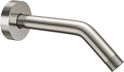 Vista 11 de YASFEL Brazo de Ducha de Oro Cepillado de 6 pulgadas Brazo de Extensión de Ducha Tubo con Brida y Cinta de Teflón para Cabezal de Ducha y Cabezal