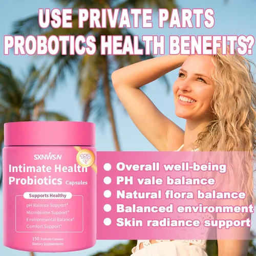 Vista 2 de Complejo probiótico para mujer con 4 cepas y prebiótico XOS, promueve la salud íntima, el equilibrio del microbioma y el bienestar digestivo 150