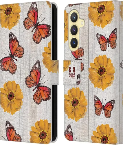 Vista 13 de Head Case Designs Beautiful Life Country Charm Leather Wallet Case Compatible with Samsung Galaxy S23 FE 5G