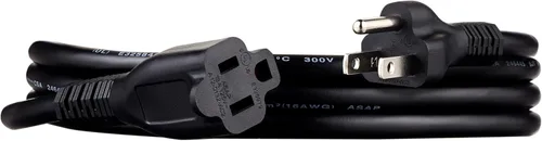 Vista 14 de Yaxa Basics Cable de extensión, 10 pies, extensor de tomacorriente de 3 clavijas, cable de extensión para interiores, 13 amperios, 125V, blanco