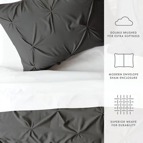Vista 406 de Linen Market Funda de edredón individual para cama individual – Experimenta una comodidad similar a un hotel con una suavidad inigualable