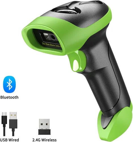 Vista 10 de NetumScan Escáner de código de barras Bluetooth, lector de código QR inalámbrico 3 en 1 para inventario, 2000 mAh de larga duración de batería