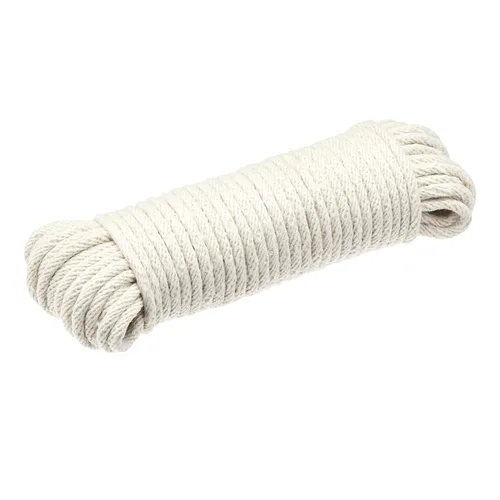 Vista 2 de Amazon Basics Cuerda trenzada de algodón natural, multiusos, cuerda de tender, para manualidades DIY, versátil, uso en interiores y exteriores, 3/16