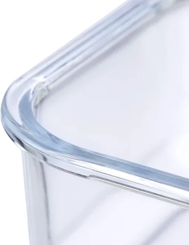 Vista 5 de Westmark Recipiente de vidrio para almacenamiento de alimentos, plástico, silicona, 12.5 fl oz