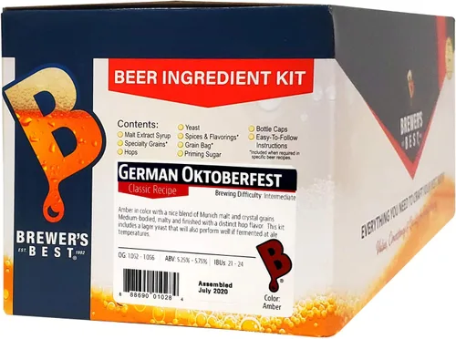 Brewer's Best Kit de ingredientes de elaboración casera del Oktoberfest alemán