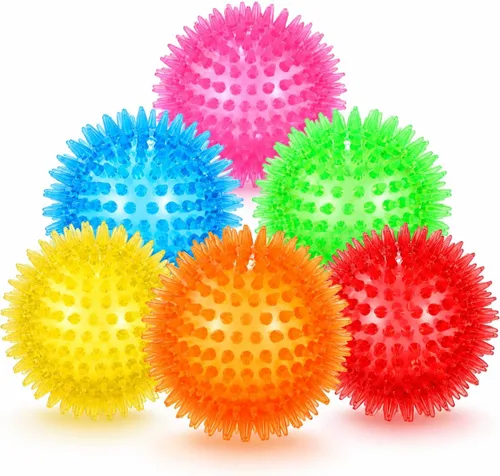 Vista 11 de petizer Paquete de 3 bolas chirriantes de juguete para perros de 2.5 pulgadas, bolas flotantes para perros, bolas de agua para perros, juguetes