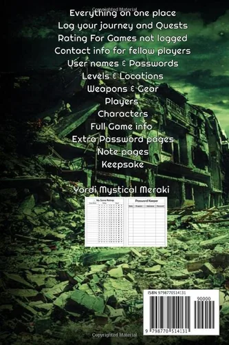 Vista 2 de The Gamer Log Book Video Game Journal, tracking & evaluating games.