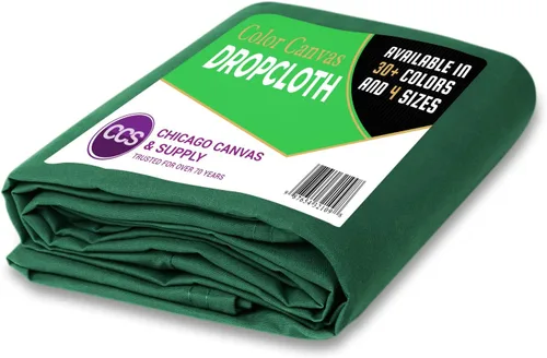 Vista 28 de CCS - Tela de lona para caídas, lona de algodón resistente para cortinas, manteles, telón de fondo, pintura, cubierta de suelo, lavable y Negro