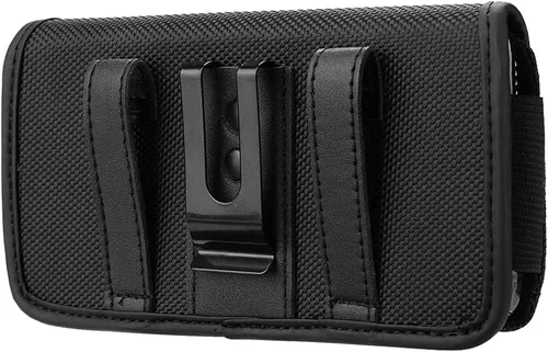 Vista 2 de Funda horizontal universal para teléfono celular con clip de cinturón para teléfono móvil - XL
