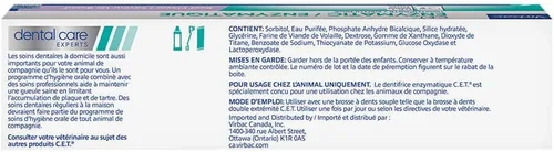 Vista 4 de Pasta de dientes enzimática Virbac C.E.T., Sabor a carne, 2.5 onza