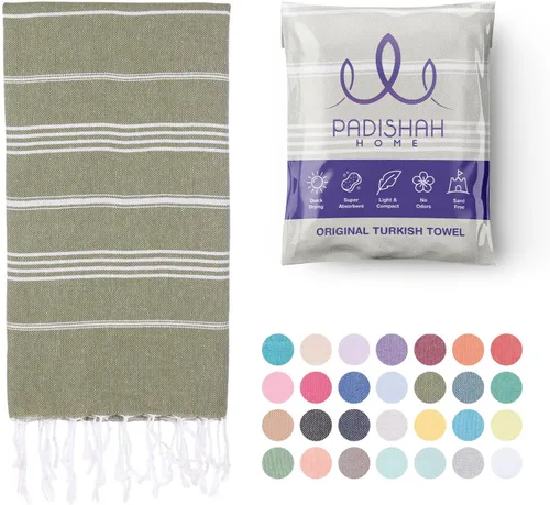 Vista 9 de Toalla de playa turca de gran tamaño, 38 x 71 pulgadas, 100% algodón turco, sin arena, de secado rápido, toalla turca extragrande, toalla turca