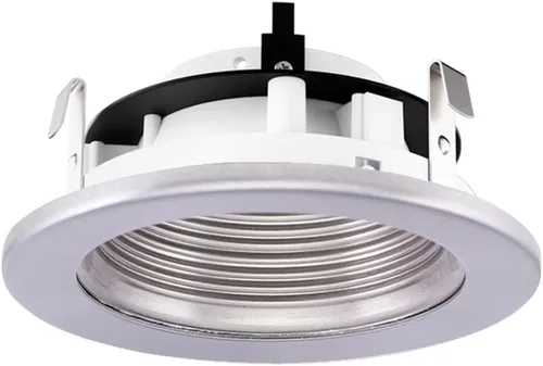Vista 9 de ELCO Lighting Moldura deflectora ajustable de bajo voltaje de 4 pulgadas, compatible con bombilla LED MR16, adornos de iluminación empotrados