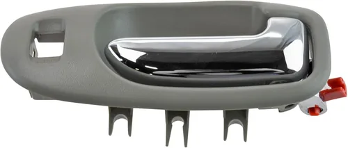 Vista 44 de TRQ Manija de puerta interior delantera izquierda cromada y negra para el lado del conductor compatible con Ford F-150 2012-2014