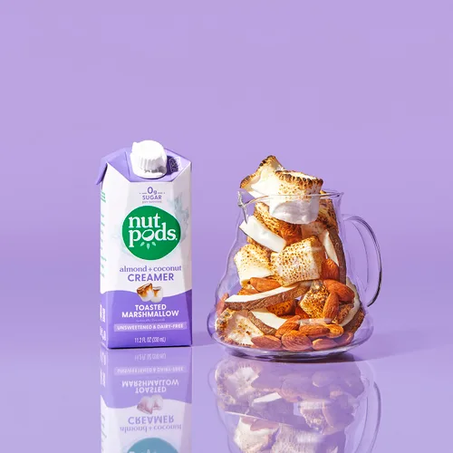Vista 5 de nutpods - Crema de café de malvavisco tostado, sin azúcar, sin azúcar, hecha de almendras y coco, crema para dieta ceto, Whole30, sin gluten, sin