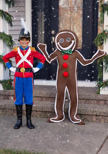 Vista 5 de Toy Soldier Costume for Boys, Nutcracker Costume for Holiday Dress-Up, Toy Soldier Uniform for Halloween