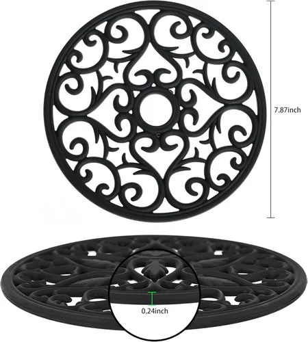Vista 2 de Smitchraft - Salvamanteles de silicona para platos calientes, ollas y sartenes, almohadillas calientes para encimeras de cuarzo de cocina
