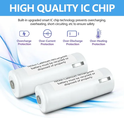 Vista 3 de Batería de repuesto para baterías recargables Welch Allyn 72200 3.5V 1300 mAh